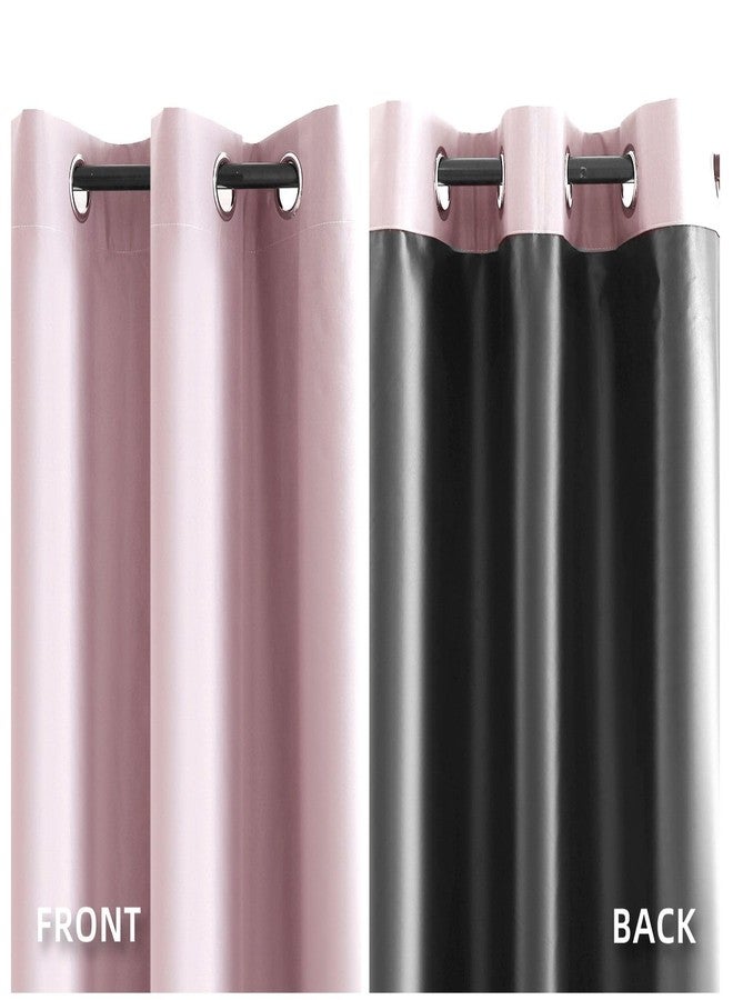 TMLTCOR 100% Pink Blackout Curtains for Bedroom,Room Darkening Curtains 84 inches Long,Black Out Curtains for Living Room,Living Room Curtains Thin Blackout Curtains,38 Wide,2 Panels - Image 5